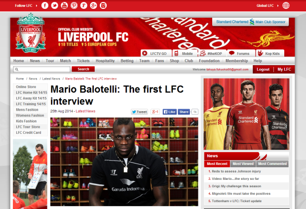 140827_Mario Balotelli  The first LFC interview   Liverpool FC