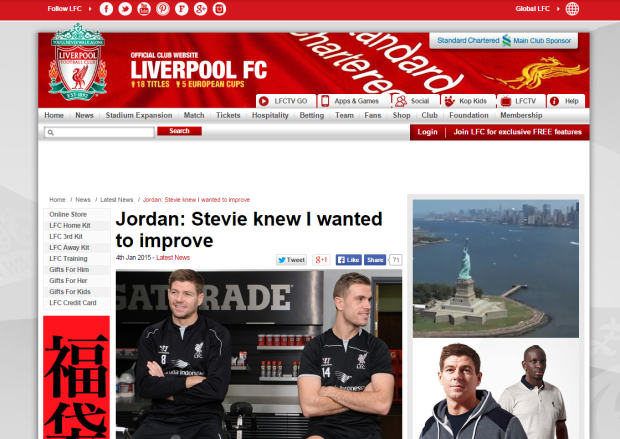 150104_Jordan  Stevie knew I wanted to improve   Liverpool FC